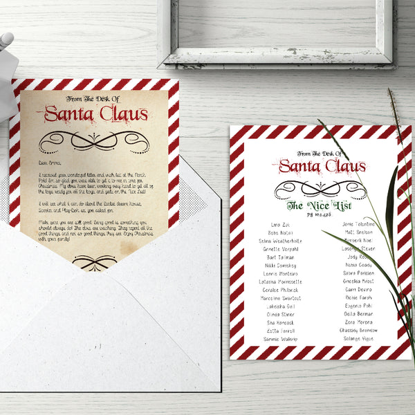 Printable Letter From Santa