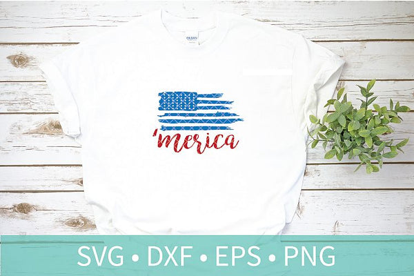 Americana Fourth of July Bundle SVG DXF EPS Silhouette Cut File