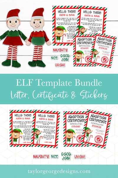 Letter from Elves Template