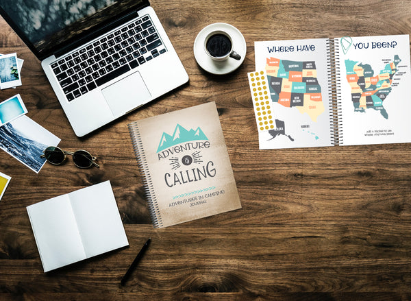 Adventures In Camping Journal and Mileage Log