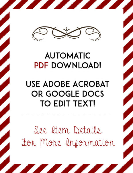 Printable Letter From Santa