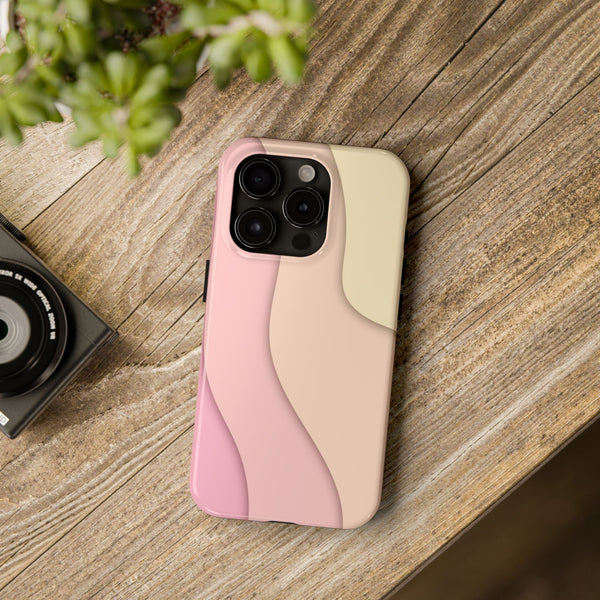 Pink Ripples Tough Phone Case