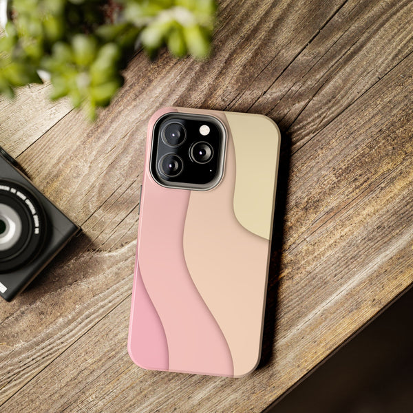 Pink Ripples Tough Phone Case