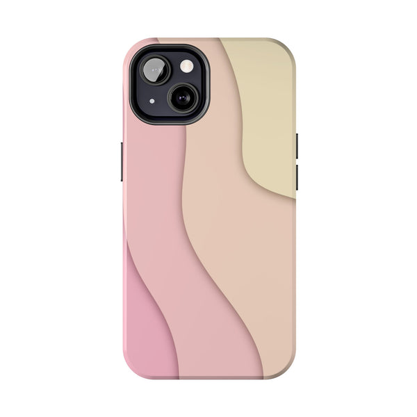 Pink Ripples Tough Phone Case