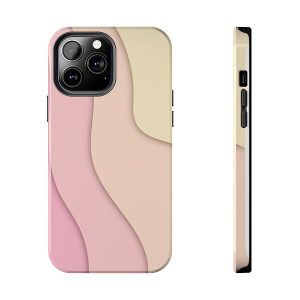 Pink Ripples Tough Phone Case