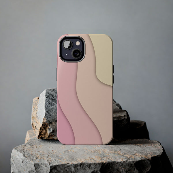 Pink Ripples Tough Phone Case