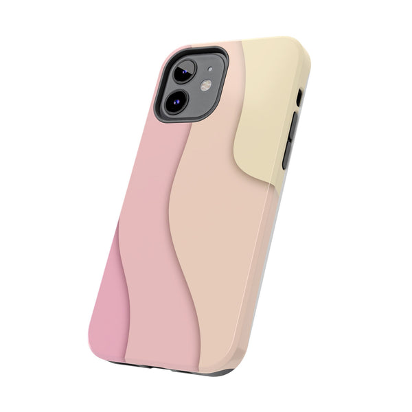 Pink Ripples Tough Phone Case