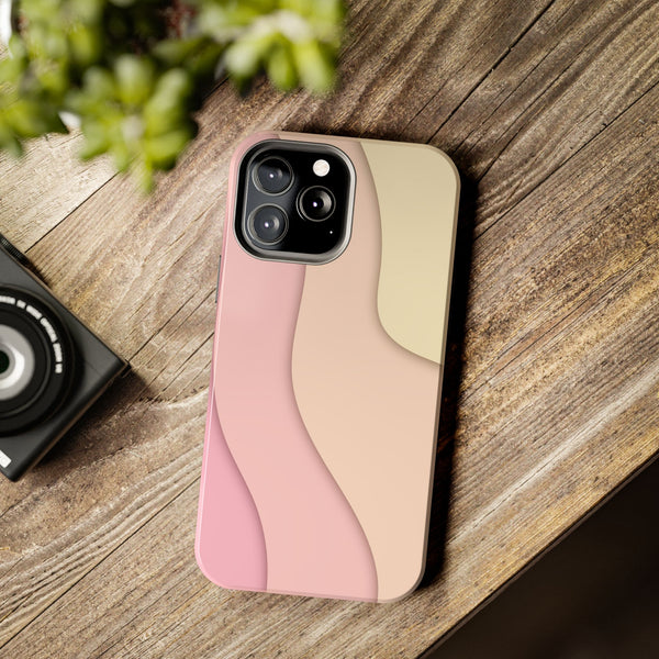 Pink Ripples Tough Phone Case