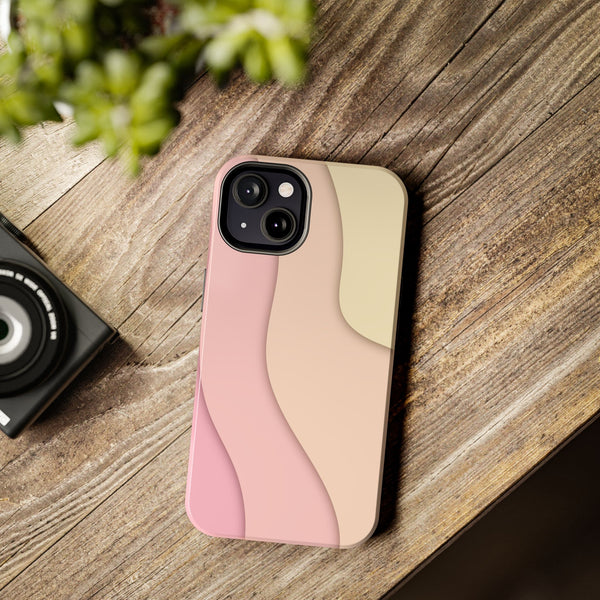 Pink Ripples Tough Phone Case