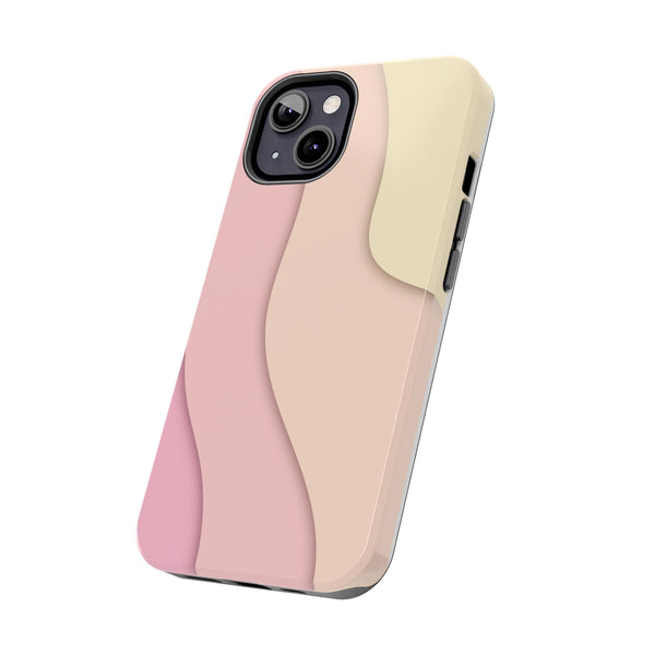 Pink Ripples Tough Phone Case