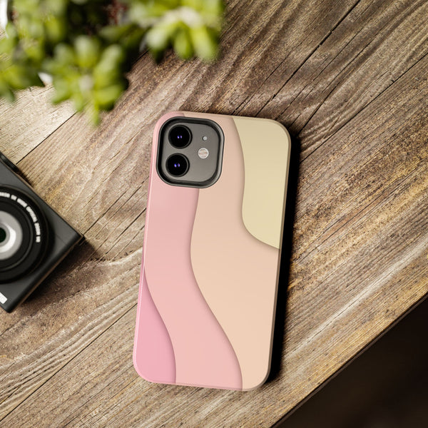 Pink Ripples Tough Phone Case