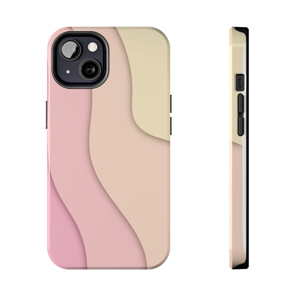 Pink Ripples Tough Phone Case