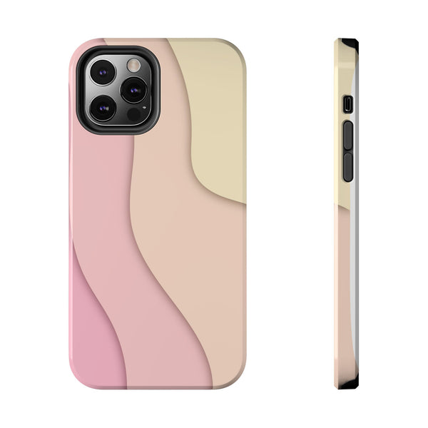 Pink Ripples Tough Phone Case