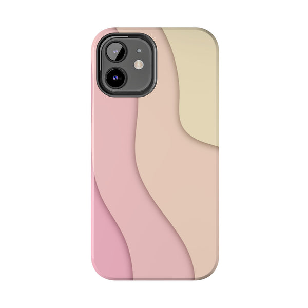 Pink Ripples Tough Phone Case