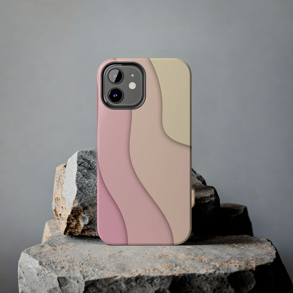 Pink Ripples Tough Phone Case