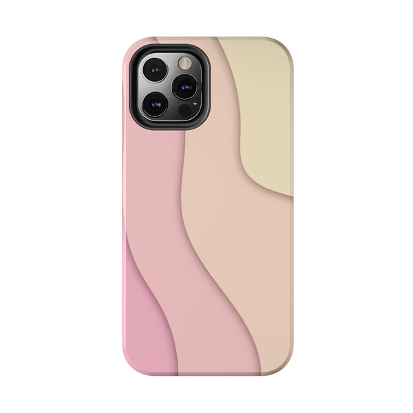 Pink Ripples Tough Phone Case