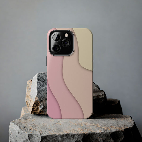 Pink Ripples Tough Phone Case