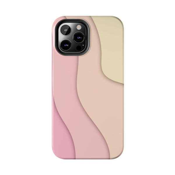 Pink Ripples Tough Phone Case