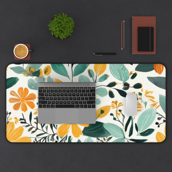 Boho Floral Desk Mat