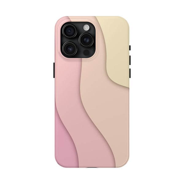 Pink Ripples Tough Phone Case