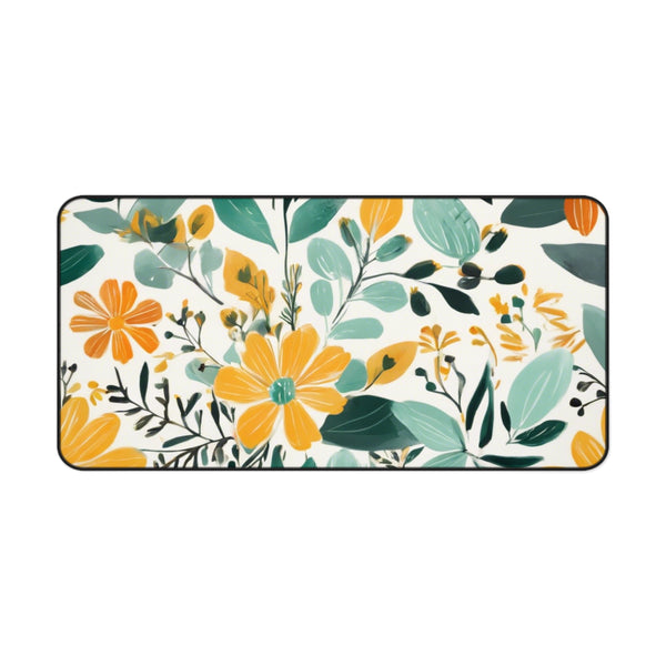 Boho Floral Desk Mat