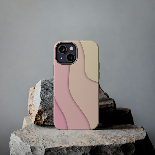 Pink Ripples Tough Phone Case