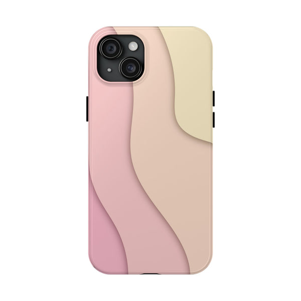 Pink Ripples Tough Phone Case