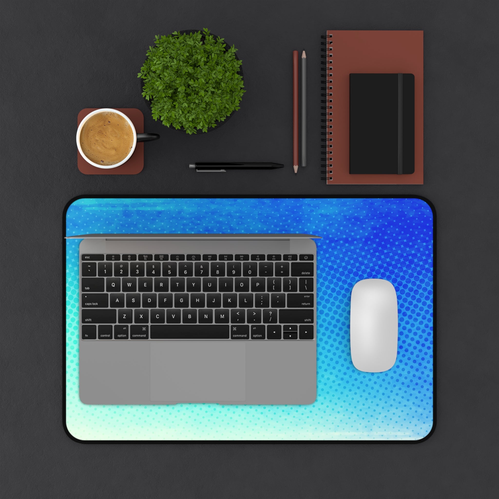 Blue Ocean Gradient Desk Mat