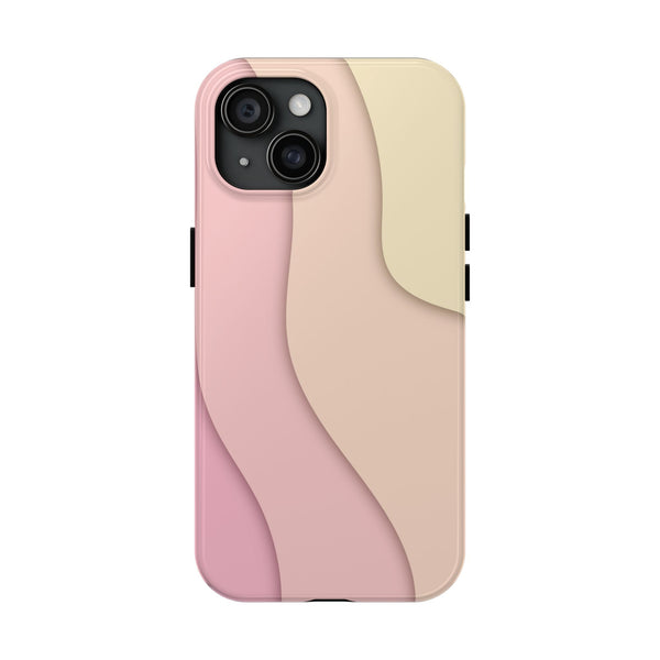 Pink Ripples Tough Phone Case