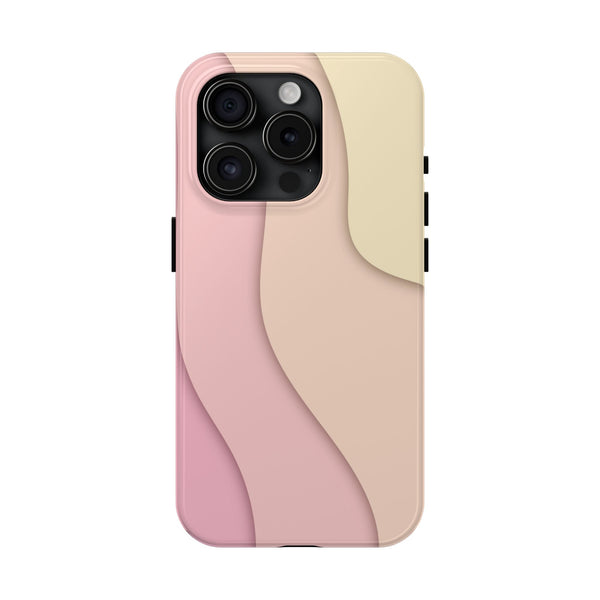 Pink Ripples Tough Phone Case