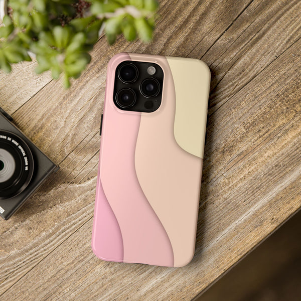 Pink Ripples Tough Phone Case