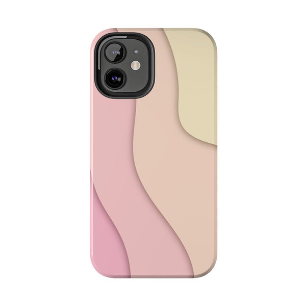 Pink Ripples Tough Phone Case