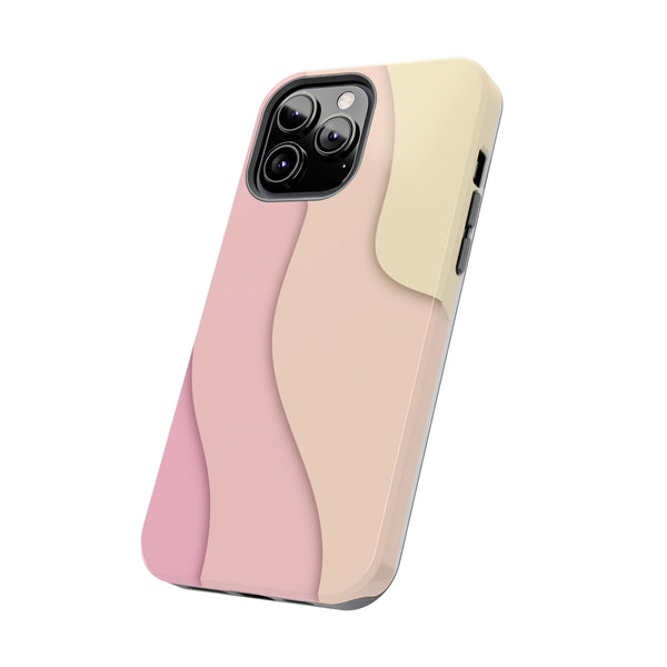 Pink Ripples Tough Phone Case