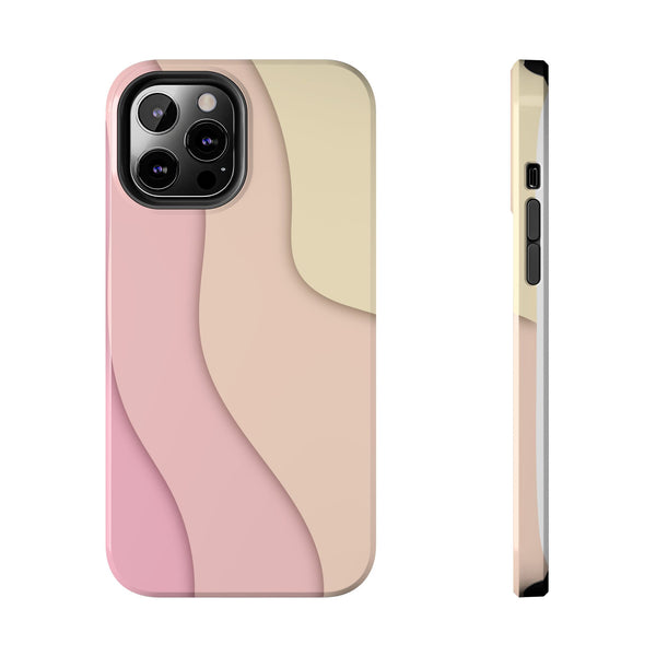 Pink Ripples Tough Phone Case