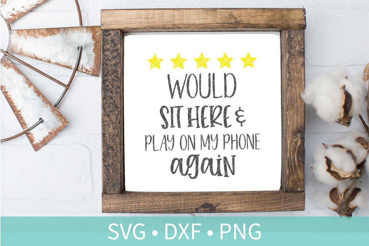 Five Stars Bathroom Quote SVG DXF EPS Silhouette Cut File