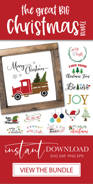 Christmas Crafters SVG DXF Bundle