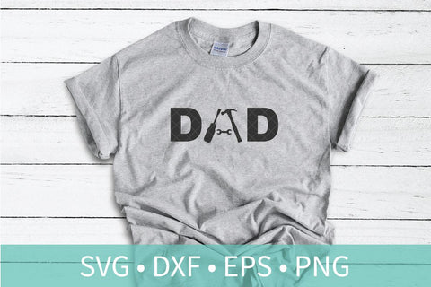 Dad Tools Version 2 SVG DXF EPS Silhouette Cut File