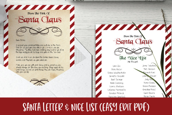 Santa Letter & Nice List
