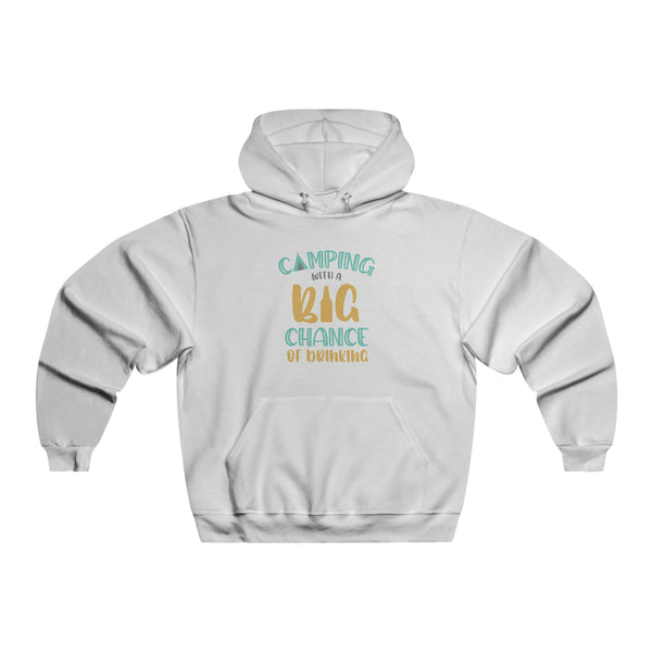 Camping With a Chance of Drinking Men's NUBLEND® Hooded Sweatshirt