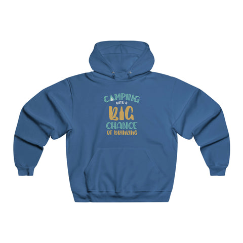 Camping With a Chance of Drinking Men's NUBLEND® Hooded Sweatshirt