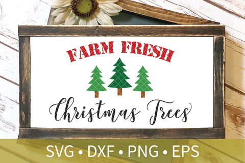 Farm Fresh Christmas Tree SVG