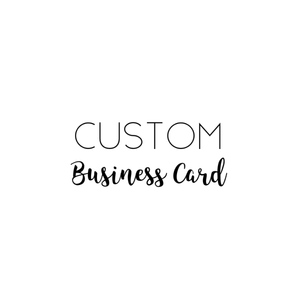 Custom Business Card Design