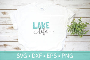 Lake Life SVG DXF EPS Silhouette Cut File