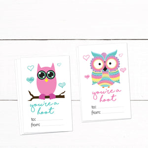 owl birthday card printable