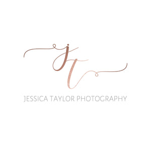 Rose Gold Logo - Calligraphy Logo - Initials Logo - Small Business Personal Logo Watermark